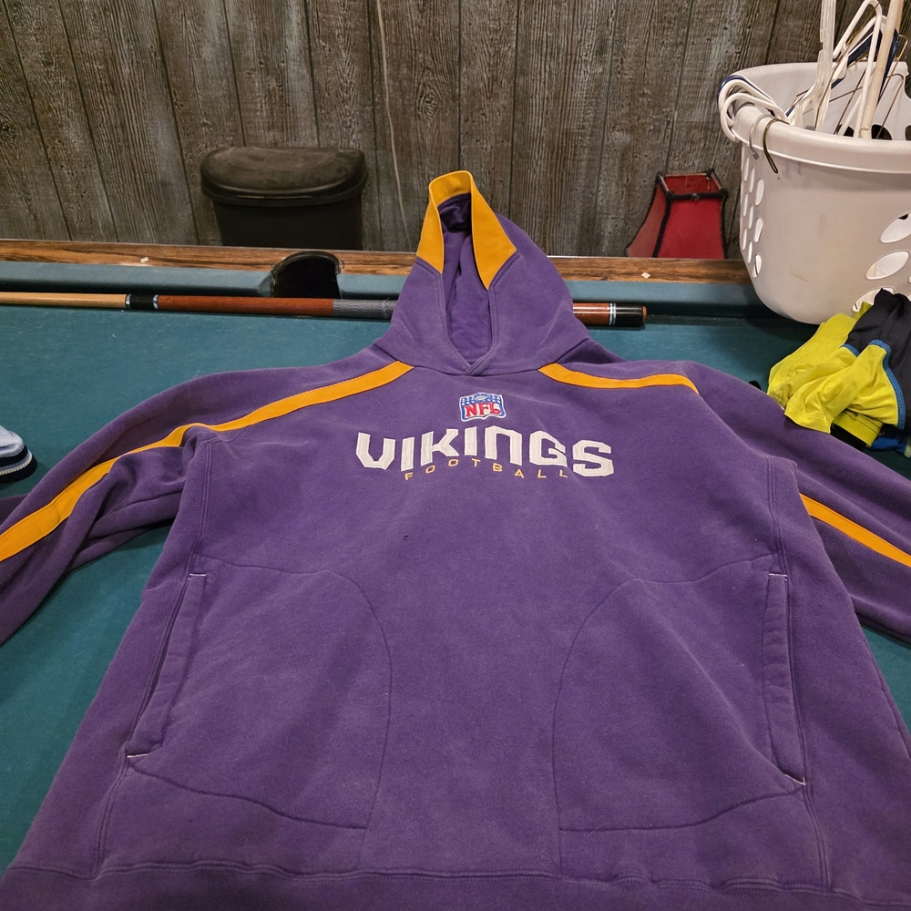 NFL Vikings Purple and Gold Hoodie
